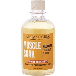 Muscle Soak Foaming Bubble Bath 9 Oz Blend Of Eucalyptus, Peppermint, Lemongrass