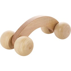 Spa Accessories Wooden Wheel Massager