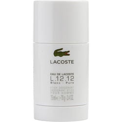 Lacoste L.12.12 Blanc Pure Deodorant Stick 2.4 Oz