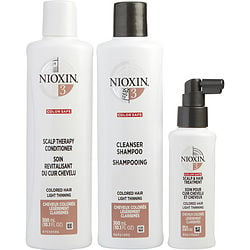 Nioxin Set-3 Piece Maintenance Kit System 3 With Cleanser 10.1 Oz & Scalp Therapy 10.1 Oz & Scalp Treatment 3.38 Oz (Packaging May Vary)