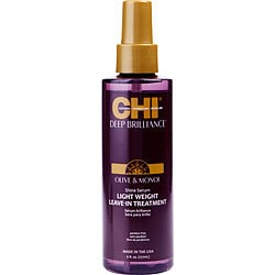 Chi Deep Brilliance Olive & Monoi Shine Serum Lightweight Leave-In Treatment 6 Oz