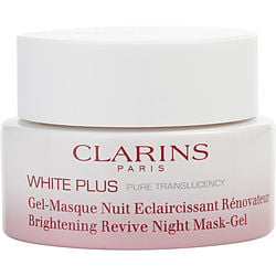 Clarins White Plus Pure Translucency Brightening Revive Night Mask Gel --50Ml/1.7Oz