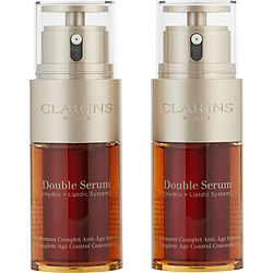 Clarins Travel Set: 2 X Double Serum Complete Age Control Concentrate 30Ml/1Oz --2 Pcs