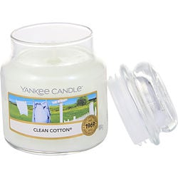 Yankee Candle Clean Cotton Scented Small Jar 3.6 Oz