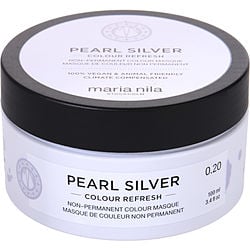 Maria Nila Colour Refresh Non-Permanent Colour Mask - Pearl Silver 3.3 Oz