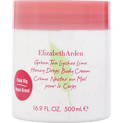 Green Tea Lychee Lime Honey Drops Body Cream 16.9 Oz