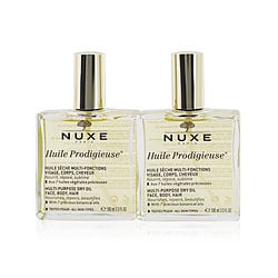 Nuxe Travel With Nuxe Huile Prodigieuse Multi Usage Dry Oil Duo Set: 2X Dry Oil 100Ml  --2X 100Ml/3.3Oz