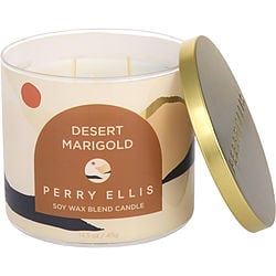 Perry Ellis Desert Marigold Scented Candle 14.5 Oz