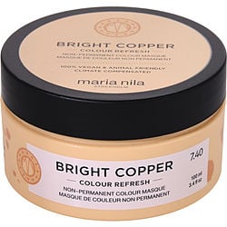 Maria Nila Colour Refresh Non-Permanent Colour Mask - Bright Copper 3.4 Oz