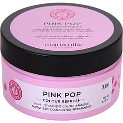 Maria Nila Colour Refresh Non-Permanent Colour Mask - Pink Pop 3.4 Oz