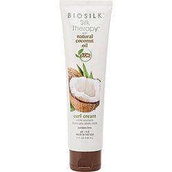 Biosilk Silk Therapy Organic Coconut Oil Curl Cream 5 Oz