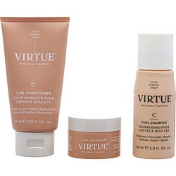 Virtue Curl Discovery Kit- Shampoo 2 Oz & Conditioner 2 Oz & Butter 0.5 Oz