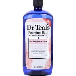 Dr. Teal'S Foaming Bath With Pure Epsom Salt Restore & Replenish With Pink Himalayan --1000Ml/34Oz