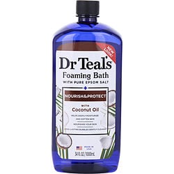 Dr. Teal'S Foaming Bath With Pure Epsom Salt Nourish & Protect With Coconut Oil --1000Ml/34Oz