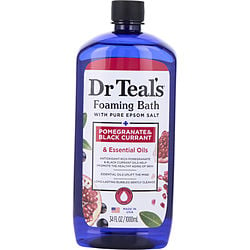 Dr. Teal'S Foaming Bath With Pure Epsom Salt Pomegranate & Black Currant With Essential Oils --1000Ml/34Oz