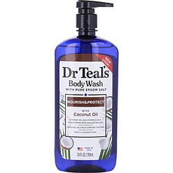 Dr. Teal'S Body Wash With Pure Epsom Salt - Nourish & Protect With Coconut Oil --710Ml/24Oz