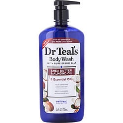 Dr. Teal'S Body Wash With Pure Epsom Salt - Shea Butter & Almond Oil To Soften & Moisturize --710Ml/24Oz