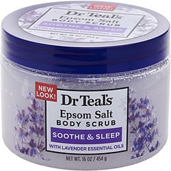 Dr. Teal'S Epsom Salt Body Scrub - Exfoliate & Renew With Lavender --454G/16Oz