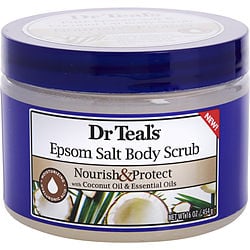 Dr. Teal'S Epsom Salt Body Scrub - Nourish & Protect With Coconut Oil & Essential Oils --454G/16Oz