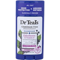 Dr. Teal'S Aluminum Free Deodorant - Magnesium+ Elderberry & Vitamin D & Essential Oils --75G/2.65Oz