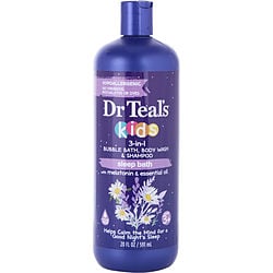 Dr. Teal'S Kids 3-In-1 Bubble Bath, Body Wash & Shampoo Sleep Bath With Melatonin & Essential Oils --591Ml/20Oz