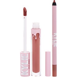 Kylie By Kylie Jenner Matte Lip Kit: Matte Liquid Lipstick 3Ml + Lip Liner 1.1G - # 801 Queen Matte  --2Pcs