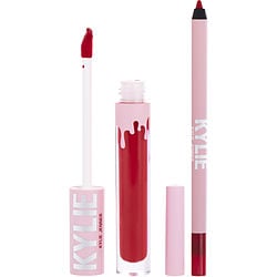 Kylie By Kylie Jenner Velvet Lip Kit: Velvet Liquid Lipstick 3Ml + Lip Liner 1.1G - # 405 Red Velvet  --2Pcs