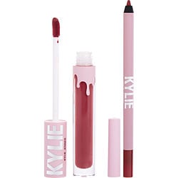 Kylie By Kylie Jenner Matte Lip Kit: Matte Liquid Lipstick 3Ml + Lip Liner 1.1G - # 503 Bad Lil Thing Matte  --2Pcs