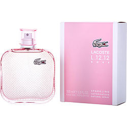 Lacoste L.12.12 Rose Sparkling Edt Spray 3.3 Oz