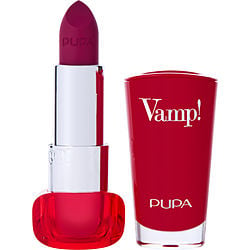 Pupa Vamp! Extreme Colour Lipstick With Plumping Treatment - # 201 Black Cherry --3.5G/0.12Oz