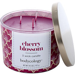 Bodycology Cherry Blossom 3 Wick Candle 14.5 Oz