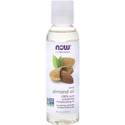 Essential Oils Now Sweet Almond Oil 100% Pure Unscented Moisturizing Oil 4 Oz