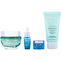 Biotherm Biosource Gift Set: Aquasource Hyalu Plump Gel 50Ml + Life Plankton Biosource 50Ml + Life Plankton Elixír 7Ml + Life Plankton Eye 5Ml --4Pcs