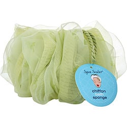 Spa Accessories Chiffon Dreamy Bath Sponge - Celery/Palms