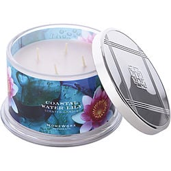 Homeworx Coastal Water Lily Scented Candle 18 Oz