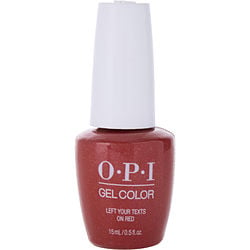 Opi Gel Color Soak-Off Gel Lacquer - Left Your Texts On Red --0.5Oz