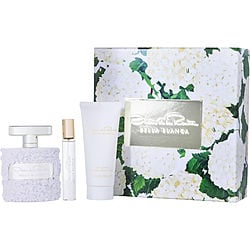 Oscar De La Renta Bella Blanca Eau De Parfum Spray 3.4 Oz & Body Lotion 3.4 Oz & Eau De Parfum Spray 0.5 Oz