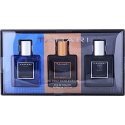 Tahari Parfums Variety The Trio Collection With Aquawave & Black & Leather Oud And All Are Edt Spray 1 Oz