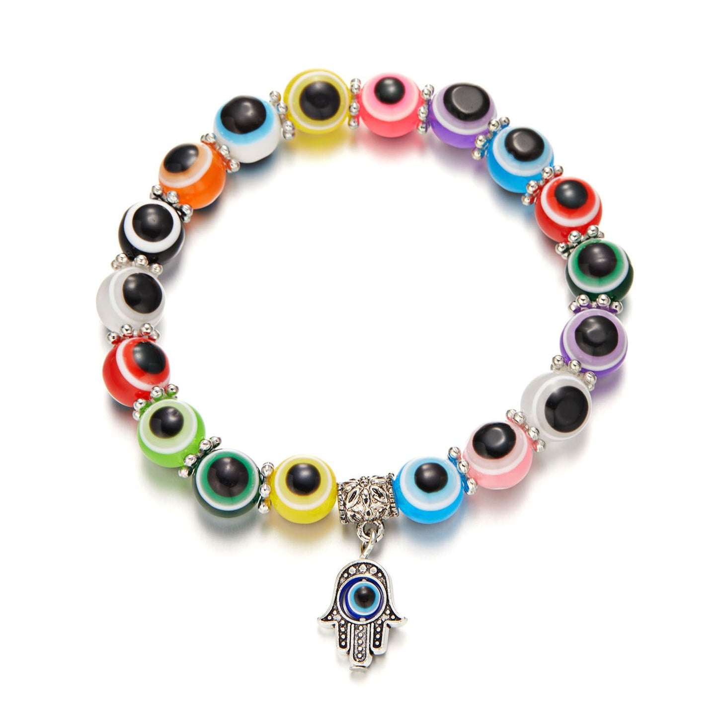 Blue Eyes Colorful Beaded Bracelet