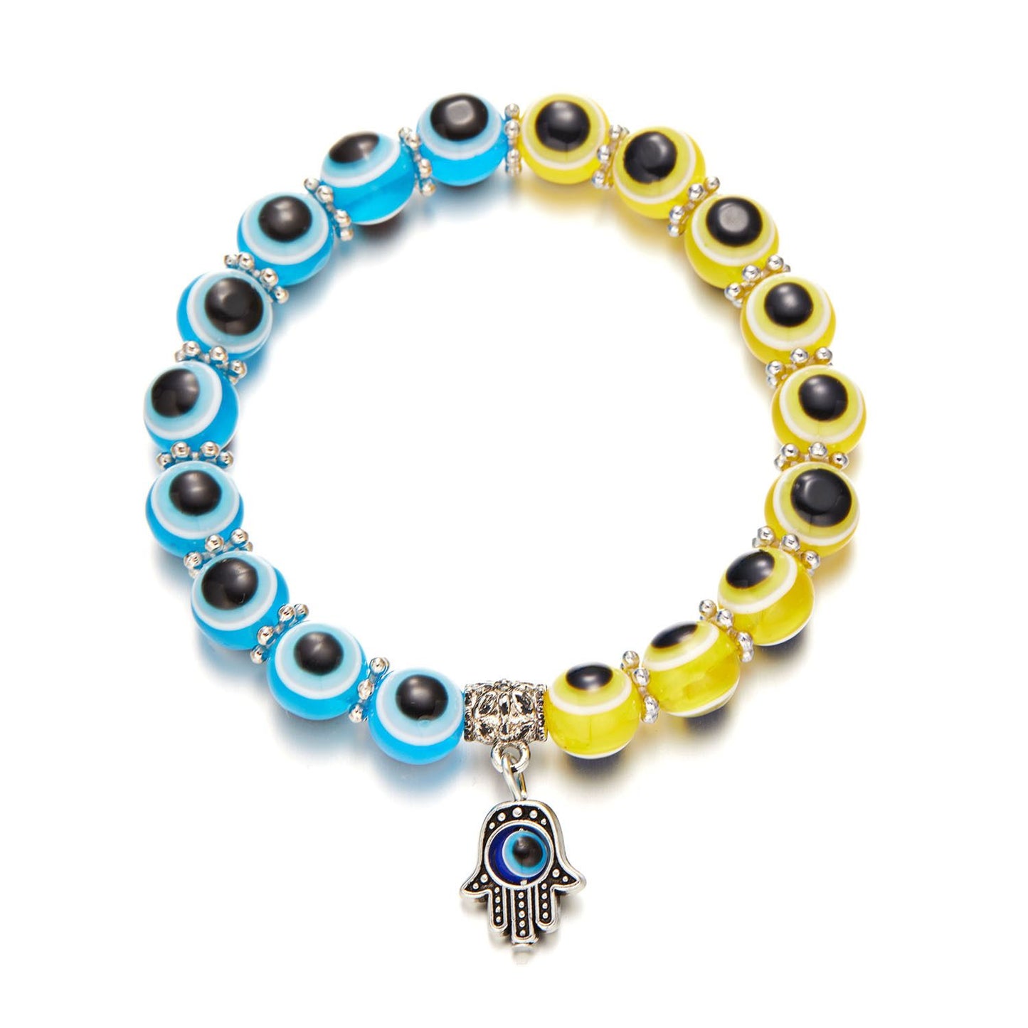 Blue Eyes Colorful Beaded Bracelet